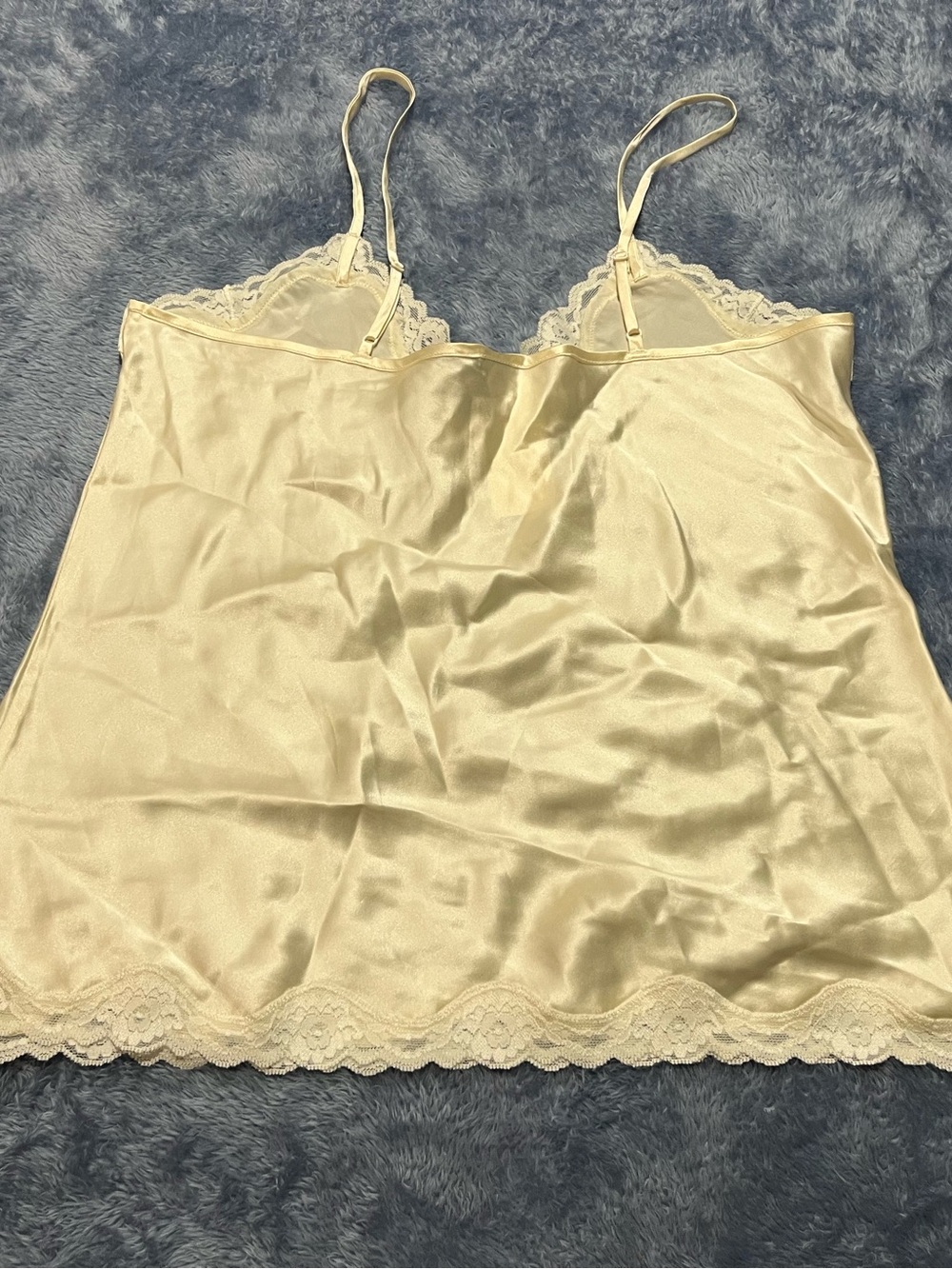 Vintage Gap Silk Lace Trim Cami Top in Cream - Picture 2 of 4
